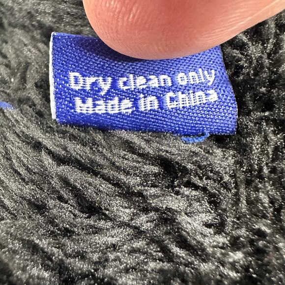 Hat Attack Acrylic Pom Pom Winter Beanie Hat Faux Fur Lined Ribbed Knit Black - Picture 9 of 11